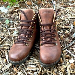 NWT Birkenstock Jackson Brown Nubuck Womens 8 narrow